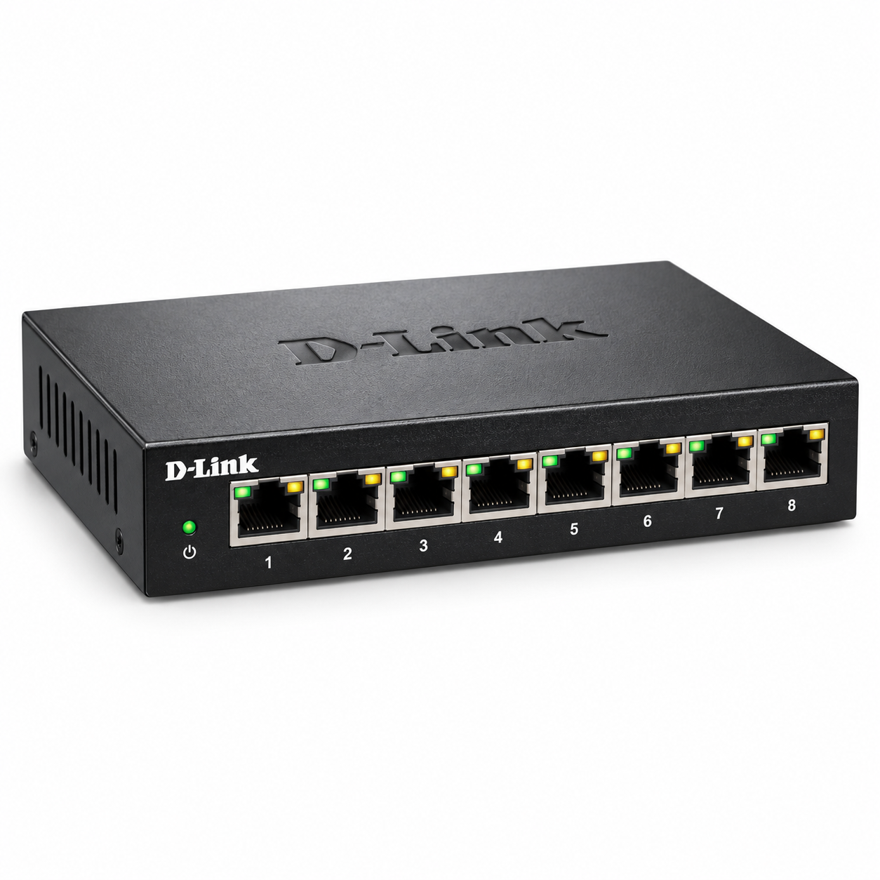 D Link Dgs F108 8 Port Gigabit Desktop Switch